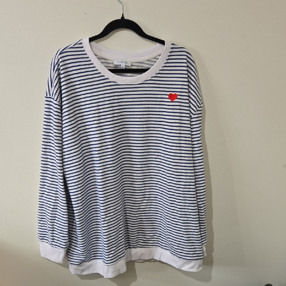 MyStyle Ladies 3X Crew Neck Sweater